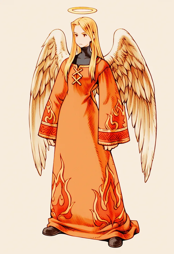 Imagem do anjo Cahetel