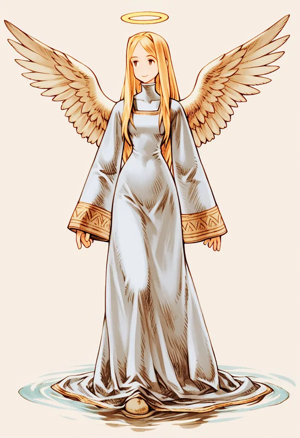 Imagem do anjo Damabiah