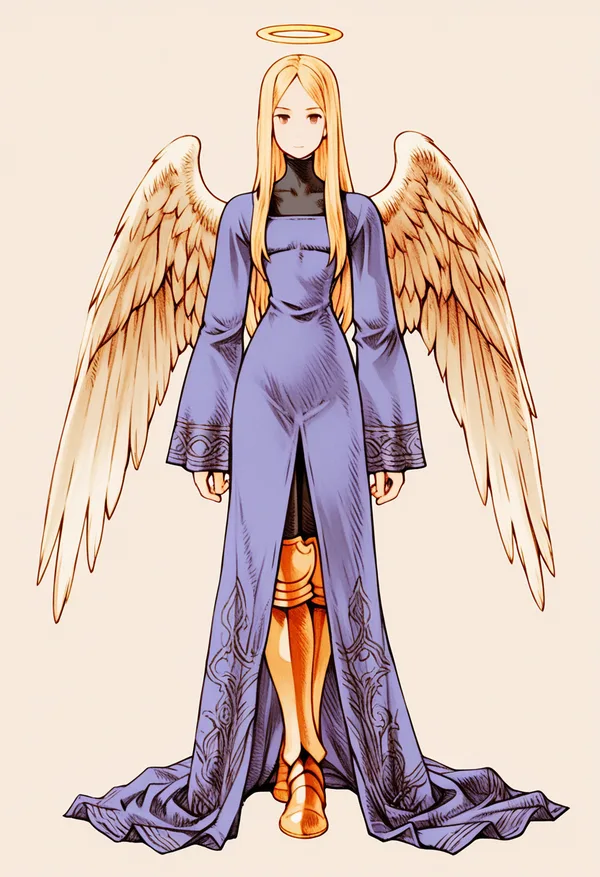 Imagem do anjo Eyael