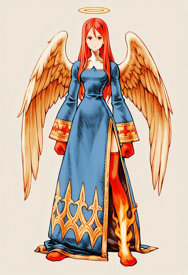 Imagem do anjo Hahahel