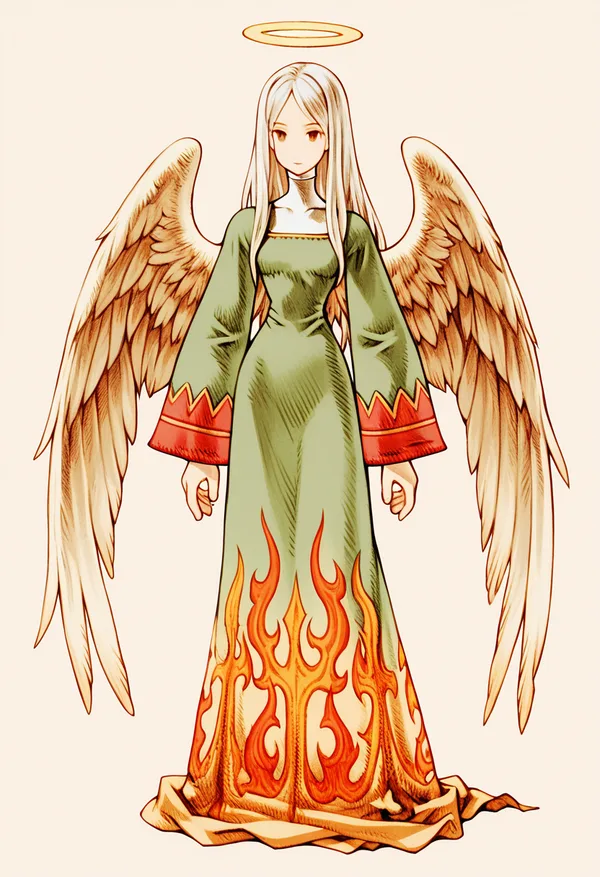 Imagem do anjo Iah-Hel