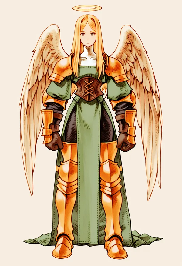Imagem do anjo Leuviah