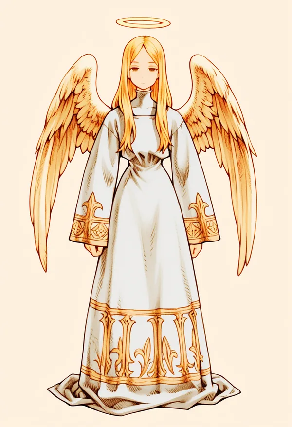 Imagem do anjo Manakel
