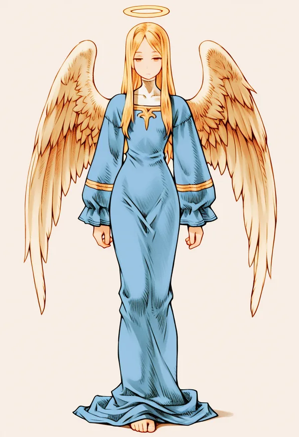 Imagem do anjo Mebahel