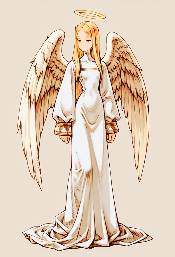Imagem do anjo Melahel