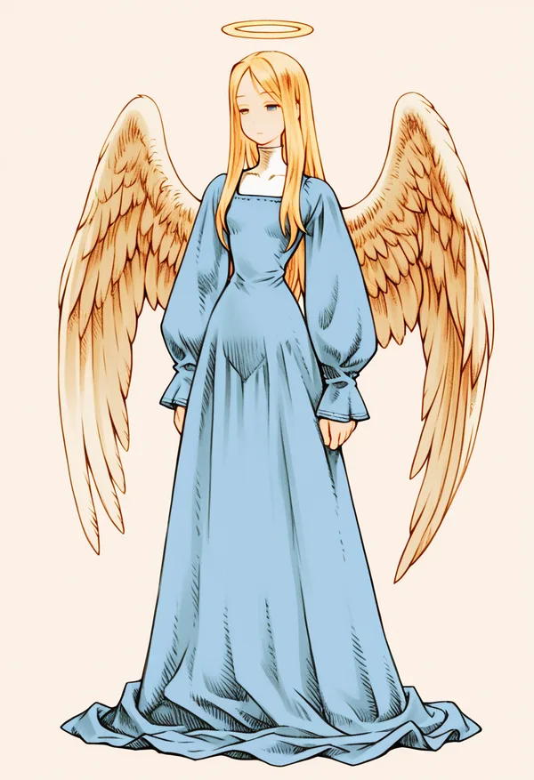 Imagem do anjo Mikael