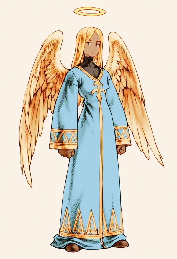 Imagem do anjo Nanael