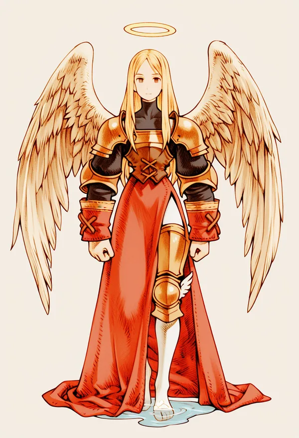 Imagem do anjo Omael
