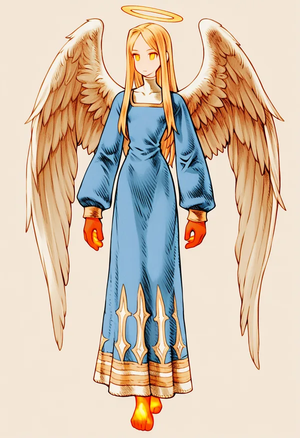 Imagem do anjo Seheiah