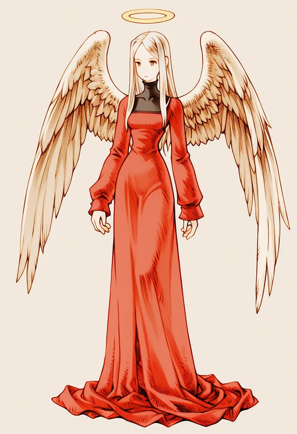 Imagem do anjo Yeialel