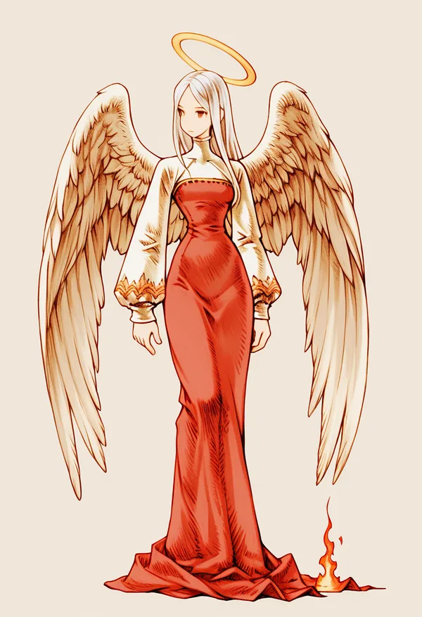 Imagem do anjo Yelahiah